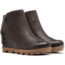 Sorel Joan Of Arctic Wedge II Zip Bootie - Womens, Blackened Brown, 9.5 US, 1920921205-9.5