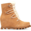 Sorel Joan Of Arctic Wedge III Lace Cozy Bootie - Womens, Tawny Buff, Gum 2, 9.5, 1951151-253-9.5