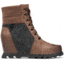Sorel Joan Of Arctic Wedge III Lexie Bootie - Womens, Tobacco, Black, 6.5, 1978201258-6.5