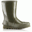 Sorel Joan Rain Short Gloss Rubber Boot, Women's, Nori/Zest, 5.5 US, 1757541383-5.5