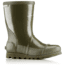 Sorel Joan Rain Short Gloss Rubber Boot, Womens, Nori/Zest, 5 US, 1757541383-5