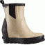Sorel Joan Rain Wedge Chelsea Felt Rubber Boot - Women's-Beach/Sea Salt-Medium-8.5