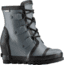 Sorel Joan Rain Wedge Felt Rubber Boot - Women's-Graphite/Black-Medium-11