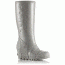 Sorel Joan Rain Wedge Tall Rubber Boot, Women's, Dove/Sea Salt, 10 US, 1776141081-10
