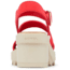 Sorel Joanie Heel Ankle Strap Sandals - Womens, Red Glo/Honey White, 9, 2069761-617-9