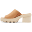 Sorel Joanie Heel Slide Sandals - Womens, Honest Beige/Bleached Ceramic, 11, 2069771-246-11