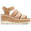 Sorel Joanie III Ankle Strap Sandals - Women's, Honest Beige/Chalk, 9 US, 1999391-247-9