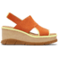 Sorel Joanie III Slingback Wedge Sandals - Womens, Desert Sun/Tranquil Yellow, 7.5 US, 1988471-806-7.5