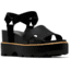 Sorel Joanie IV Ankle Strap Wedge Sandals - Women's, 010, 5, 2069781-010-5