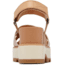 Sorel Joanie IV Ankle Strap Wedge Sandals - Womens, Honest Beige/Gum 17, 8.5, 2069781-246-8.5