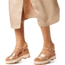 Sorel Joanie IV Ankle Strap Wedge Sandals - Womens, Honest Beige/Gum 17, 8.5, 2069781-246-8.5