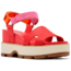 Sorel Joanie IV Ankle Strap Wedge Sandals - Womens, Red Glo/Honey White, 8, 2069781-617-8