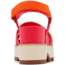 Sorel Joanie IV Ankle Strap Wedge Sandals - Womens, Red Glo/Honey White, 8, 2069781-617-8