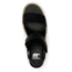 Sorel Joanie IV Y Strap Wedge Sandals - Womens, Black/Sea Salt, 5, 2076831-010-5