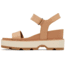 Sorel Joanie IV Y Strap Wedge Sandals - Womens, Honest Beige/Bleached Ceramic, 6, 2076831-243-6