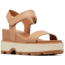 Sorel Joanie IV Y Strap Wedge Sandals - Womens, Honest Beige/Bleached Ceramic, 6, 2076831-243-6