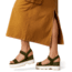 Sorel Joanie IV Y Strap Wedge Sandals - Womens, Utility Green/Honey White, 6.5, 2076831-355-6.5