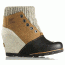 Sorel Joanie Sweater Casual Boot - Women's-Elk-Medium-9.5