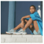 Sorel Kinetic Breakthru Day Lace Sneakers - Women's, Crushed Blue/White, 7.5 US, 1986301-461-7.5