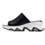 Sorel Kinetic Impact Slide High Sandal - Womens, Black/Sea Salt, 6, 2030471-010-6
