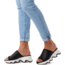 Sorel Kinetic Impact Slide High Sandal - Womens, Black/Sea Salt, 6, 2030471-010-6