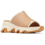 Sorel Kinetic Impact Slide High Sandal - Womens, Honest Beige/Honey White, 9, 2030471-247-9