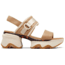Sorel Kinetic Impact Slingback Heel Sandal - Womens, Honest Beige/Honey White, 10.5, 2030481-247-10.5
