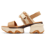 Sorel Kinetic Impact Slingback Heel Sandal - Womens, Honest Beige/Honey White, 10.5, 2030481-247-10.5