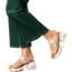 Sorel Kinetic Impact Slingback Heel Sandal - Womens, Honest Beige/Honey White, 10.5, 2030481-247-10.5