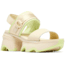 Sorel Kinetic Impact Slingback Heel Sandal - Womens, Honey White/Luminous Lime, 9, 2030481-292-9