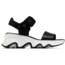 Sorel Kinetic Impact Y-Strap High Sandal - Womens, Black/Sea Salt, 9.5, 2030461-010-9.5