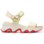 Sorel Kinetic Impact Y-Strap High Sandal - Womens, Honey White/Luminous Lime, 9, 2030461-292-9