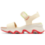 Sorel Kinetic Impact Y-Strap High Sandal - Womens, Honey White/Luminous Lime, 9, 2030461-292-9