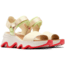Sorel Kinetic Impact Y-Strap High Sandal - Womens, Honey White/Luminous Lime, 9, 2030461-292-9