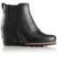 Sorel Lea Wedge Casual Boot - Women's-Black-Medium-6.5