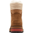 Sorel Lennox Lace Cozy STKD Waterproof Boot - Womens, Velvet Tan, Warp Red, 9.5, 2009271-242-9.5