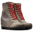 Sorel Lexie Wedge Boot - Womens, Quarry, 10.5 US, 1808531051-10.5