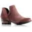 Sorel Lolla Cut - Out Bootie - Women's, WP Suede-Light Raisin, B, 5.5, 1776071640-5.5