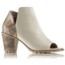 Sorel Nadia Bootie Leather Casual Boot, Womens, Sea Salt/Snakeprint, 8 US, 1787271125-8