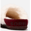 Sorel Nakiska Slide II Slipper - Womens, Rich Wine, Natu, 5, 1807871624-5
