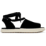 Sorel Ona Streetworks Drille Flat Sandal - Womens, Black/Chalk, 11, 2069891-010-11