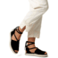 Sorel Ona Streetworks Drille Flat Sandal - Womens, Black/Chalk, 11, 2069891-010-11