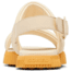 Sorel Ona Streetworks Go-To Flat Sandal - Womens, Honey White/Yellow Ray, 9.5, 2070231-292-9.5