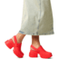 Sorel Ona Streetworks Heel Clog - Womens, Red Glo/Sea Salt, 10, 2069871-617-10