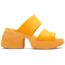 Sorel Ona Streetworks Slide Heel - Womens, Yellow Ray/Sea Salt, 7, 2069881-765-7
