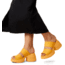 Sorel Ona Streetworks Slide Heel - Womens, Yellow Ray/Sea Salt, 7, 2069881-765-7