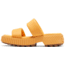 Sorel Ona Streetworks Slide Mid Sandal - Womens, Yellow Ray/Sea Salt, 5, 2069911-765-5