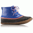 Sorel Out N About Rain Boot, Women's, Blue Macaw/Hot Coral, 6.5 US, 1735301409-6.5