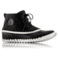Sorel Out N About Textile Casual Boot, Womens, Black/Sea Salt, 6 US, 1797801010-6