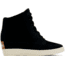 Sorel Out N About Wedge - Womens, Black/Sea Salt, 11, 2033031-010-11